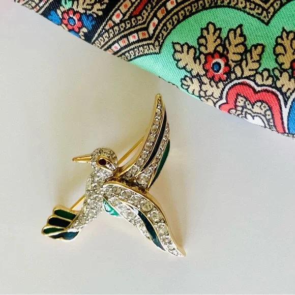 Vintage D’Orlan bird brooch 🇨🇦 - Picture 2 of 9
